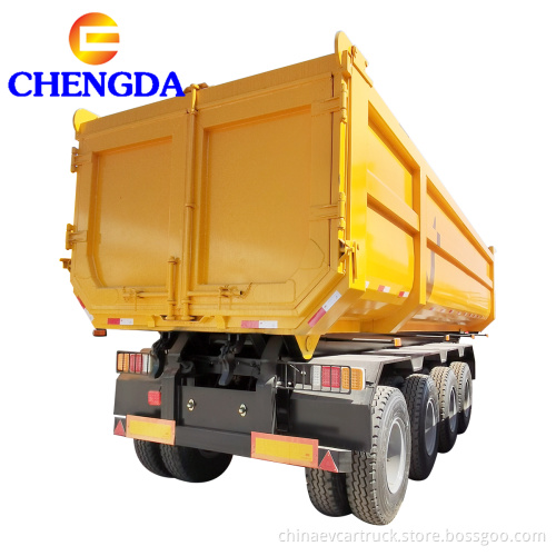 3 assi in vendita rimorchi con ribaltature semi -camion dumper